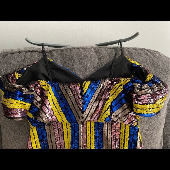 Multicolored sequins dress - Picture 4 of 7